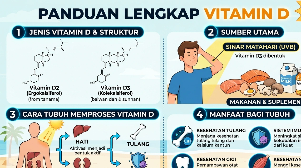 Hati-Hati! 1 dari 2 Orang Dewasa Kekurangan Vitamin D Tanpa Sadar
