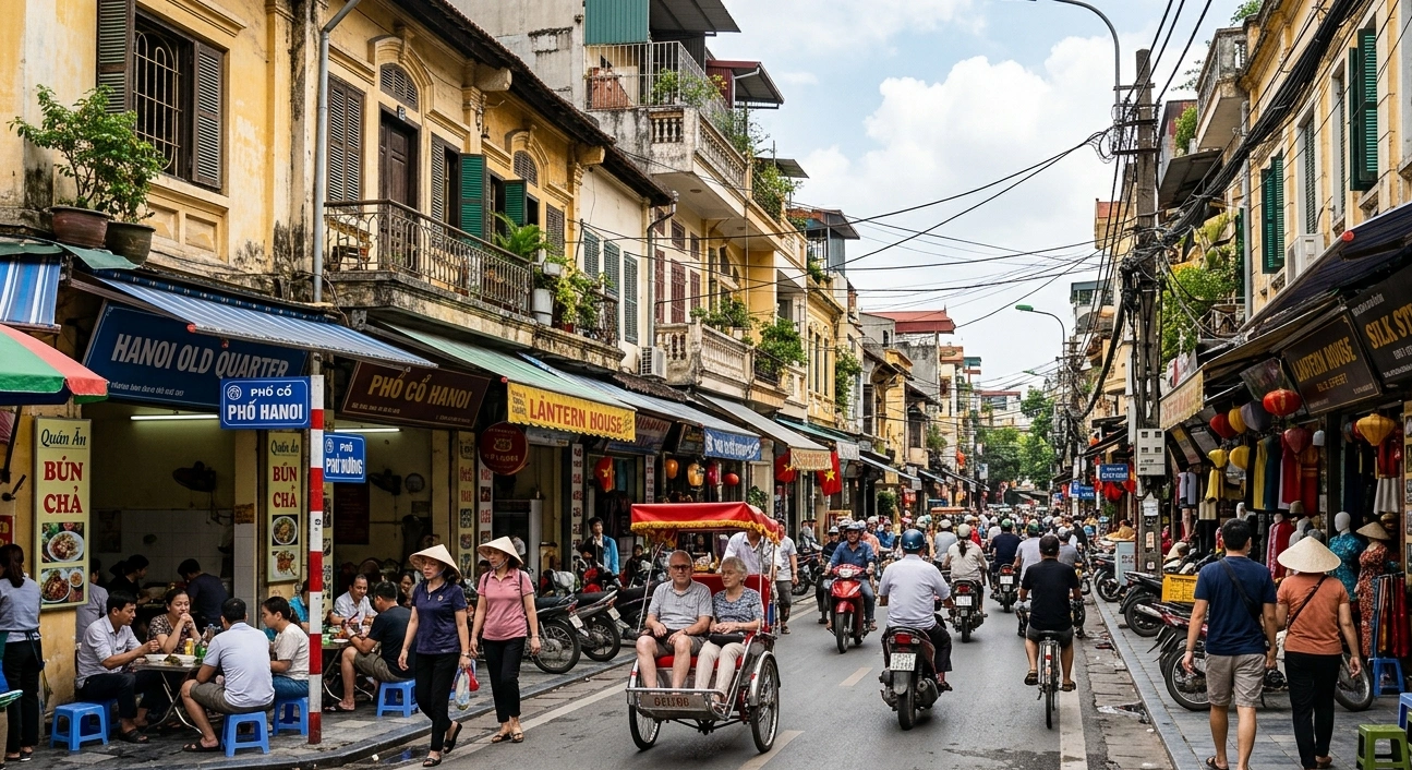 Bangun Pagi di Hanoi Kopi Telur, Klakson Motor, dan Keajaiban Jalan Tua
